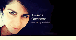 Desktop Screenshot of amandacarrington.com
