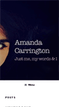 Mobile Screenshot of amandacarrington.com