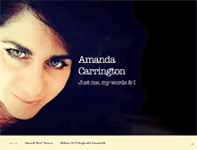 Tablet Screenshot of amandacarrington.com